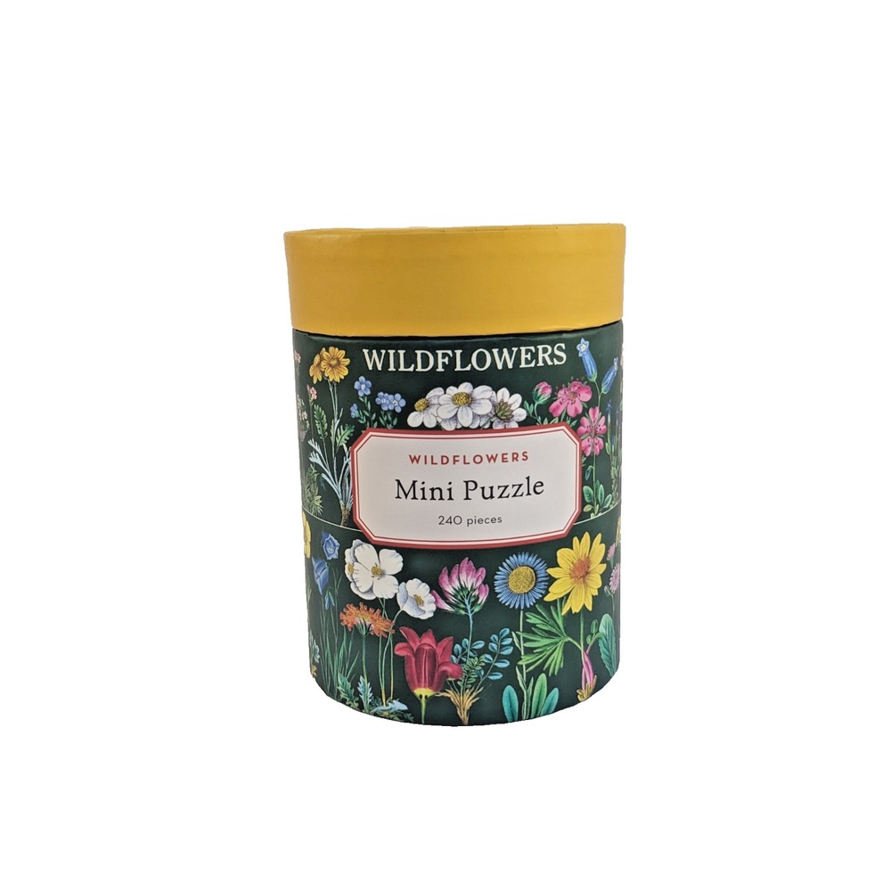 Cavallini & Co. Wildflowers Mini Puzzle 240 Pieces Vintage Style Botanical